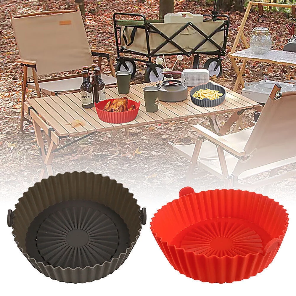 Air Fryer Silicone Pot Reusable Non-stick Air Fryer Silicone Liners Large USA