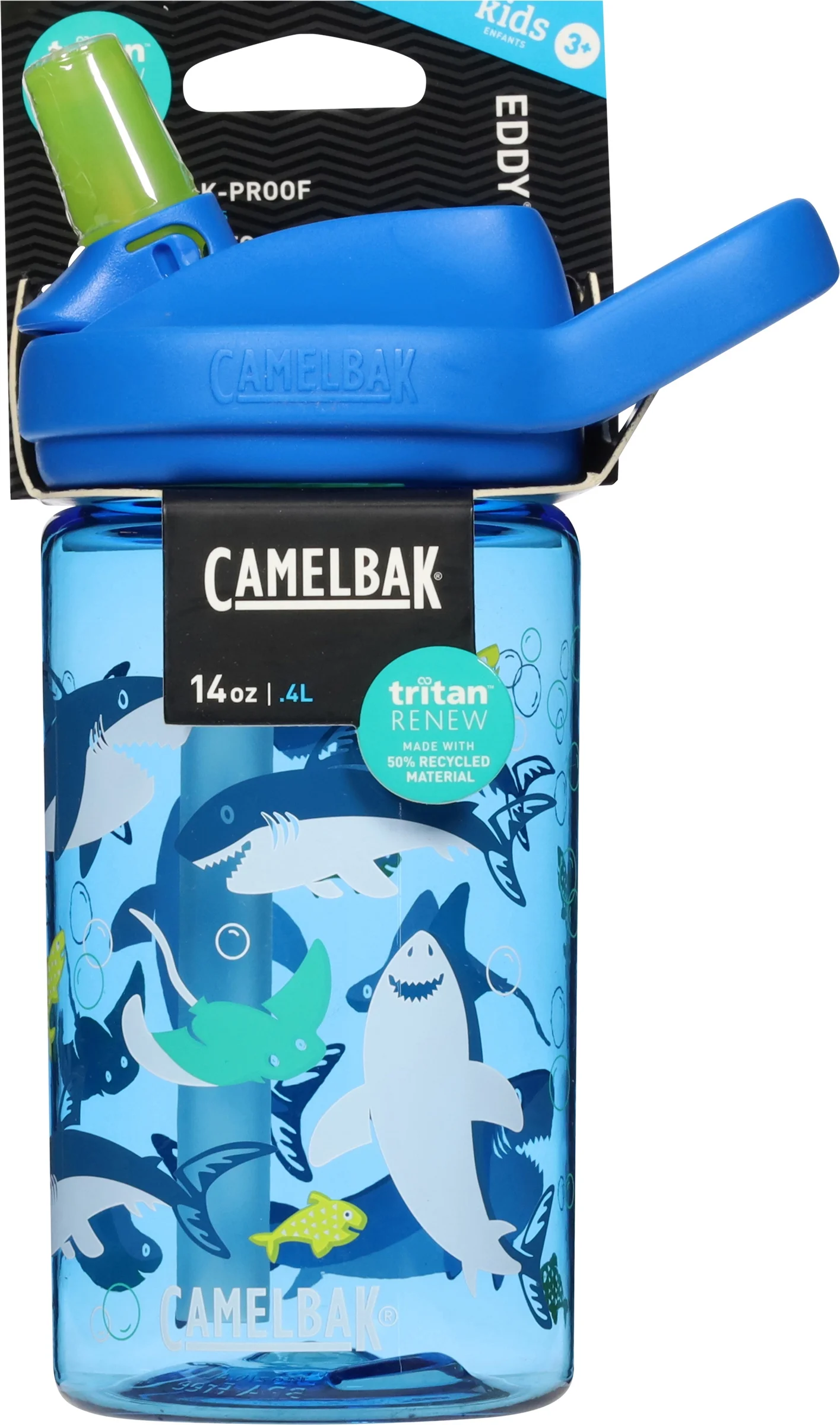 CAMELBAK EDDY+ 14 OUNCE KIDS 3+ SHANKS AND RAYS WATER BOTTLE 1 EA