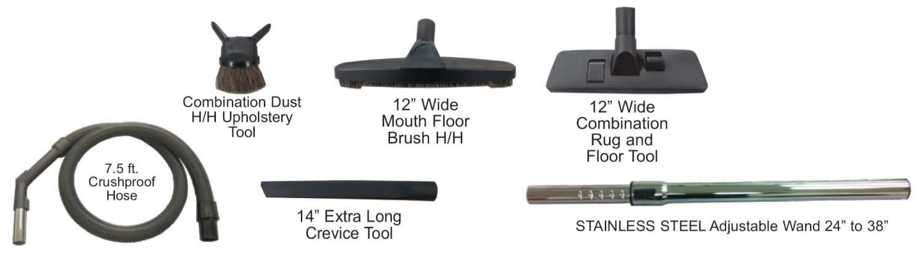 Bissell Commercial BGC3000BP Cordless Battery Operated Canister Vacuum with tools