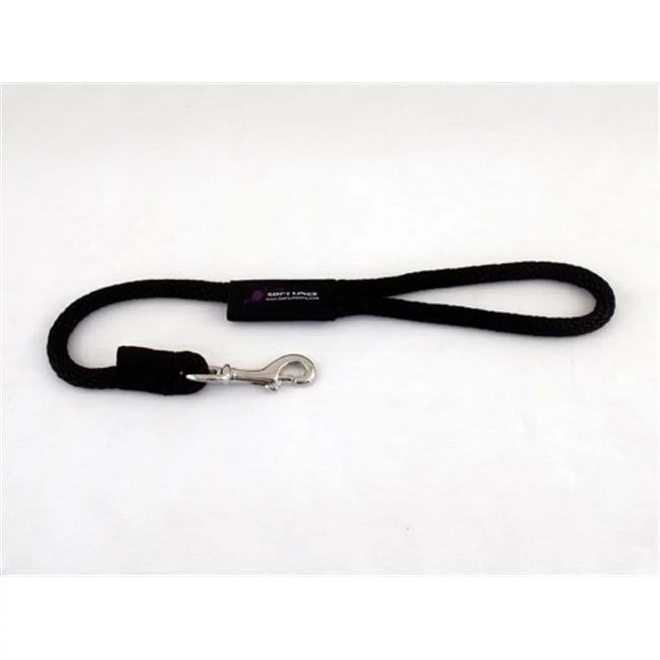 Soft Lines P11002BLACK Dog Snap Leash 0.62 In. Diameter By 2 Ft. - Black