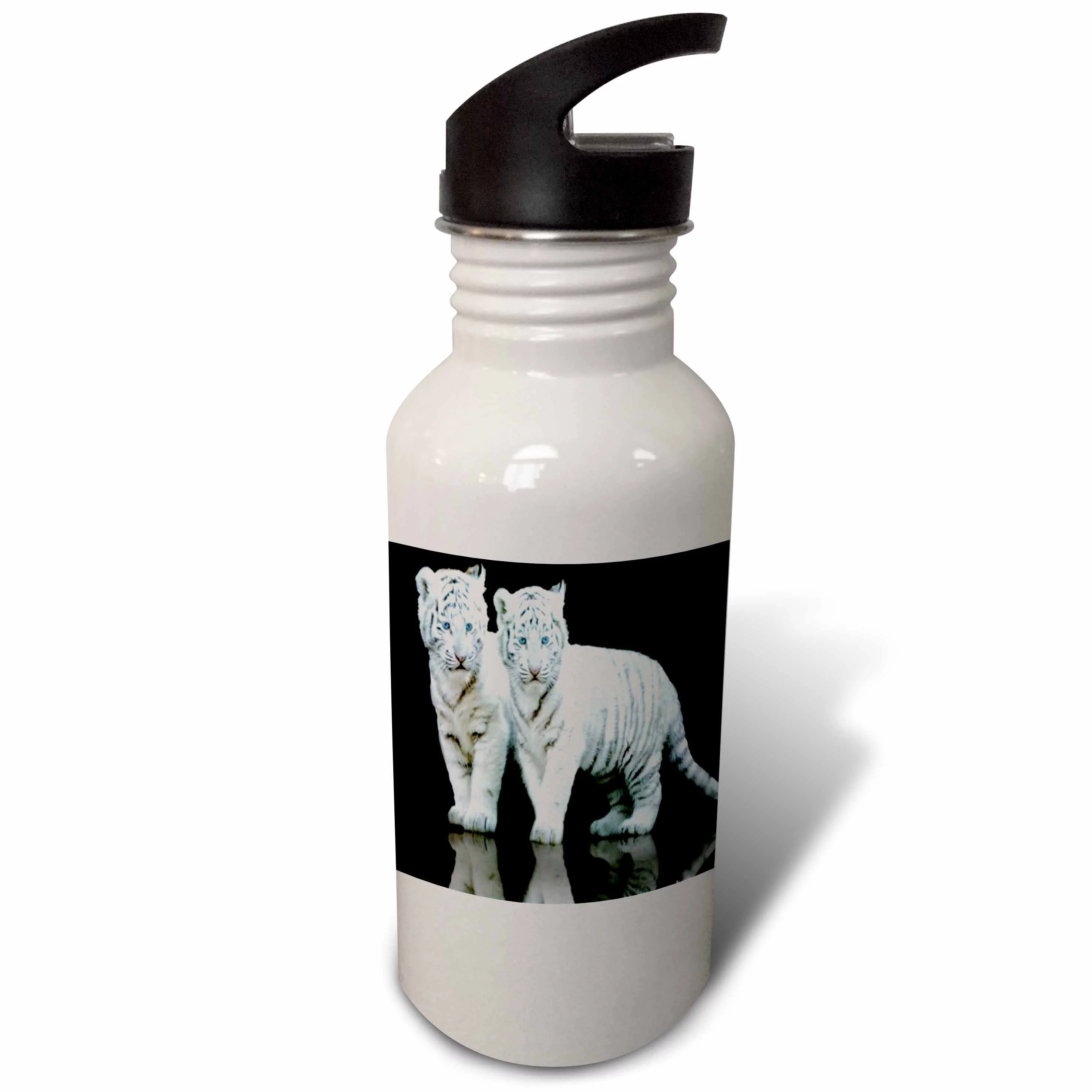 White Tiger Cubs 21 oz Sports Water Bottle wb-80218-1