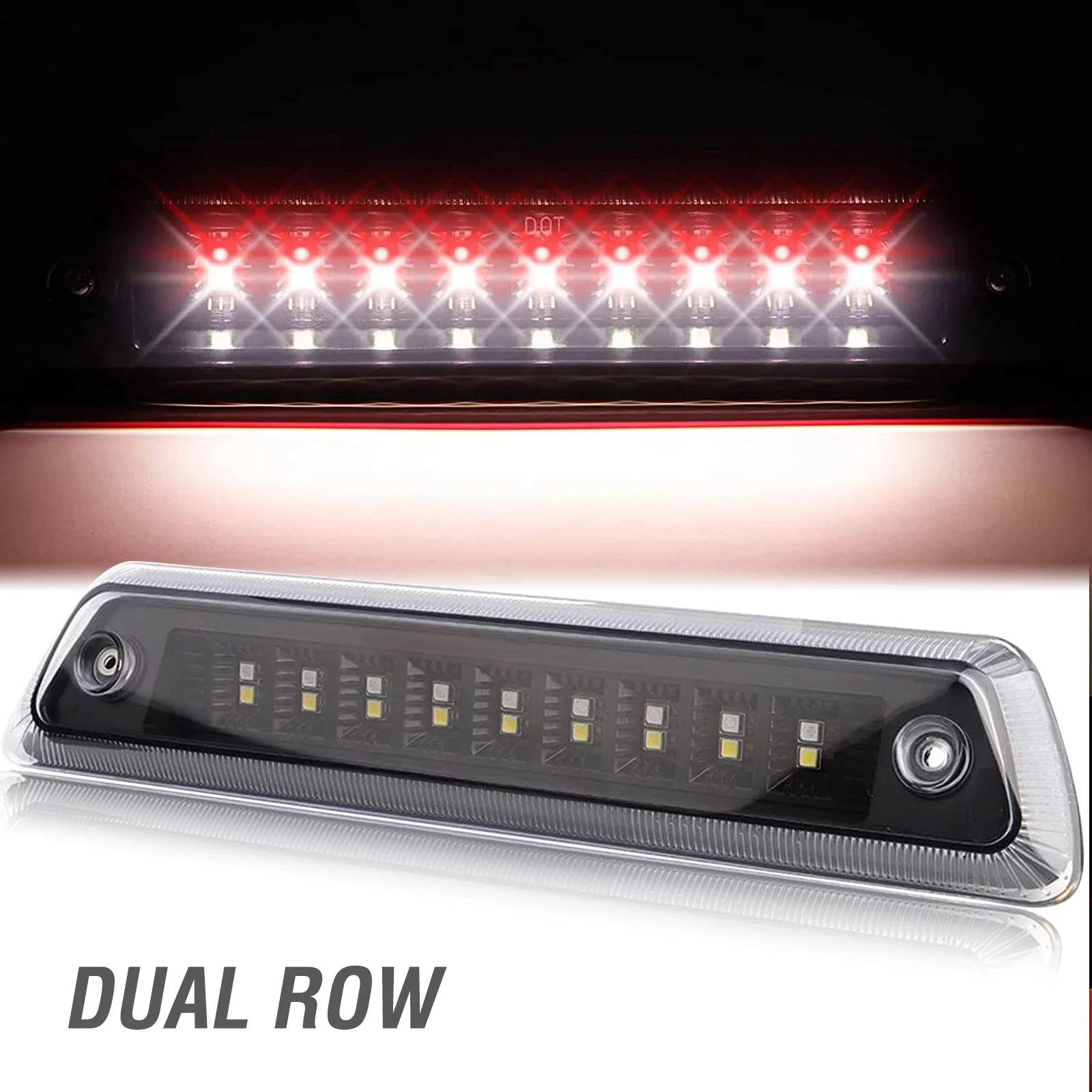 For Ford F150 2009-2014 3rd Third Brake Light Truck Rear High Mount Cargo Stop Lamp Top Center Roof LED
