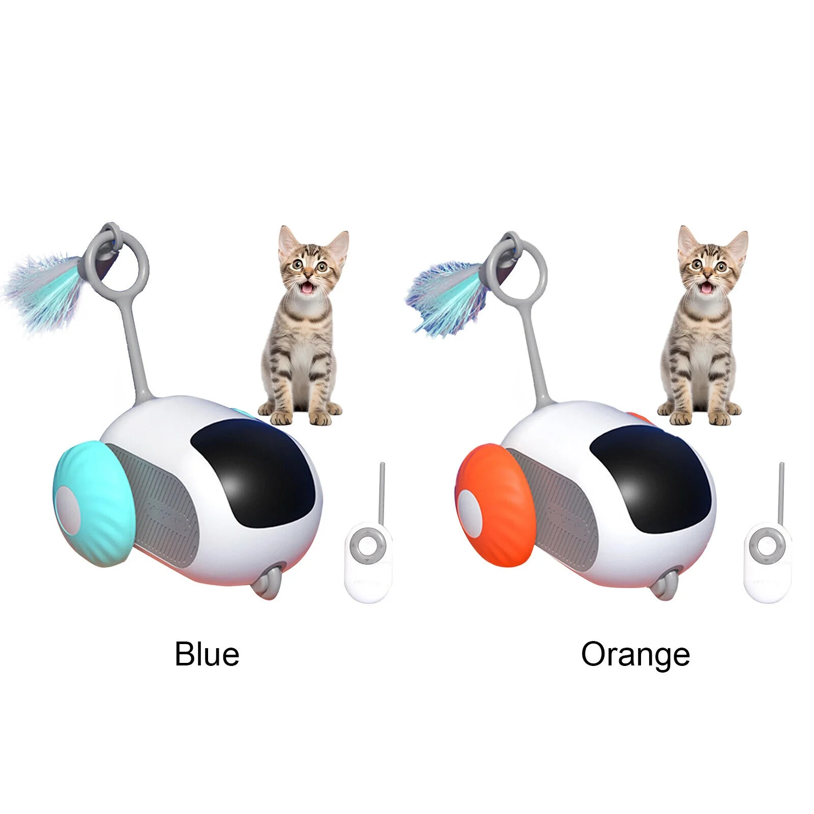 Car Remote Control Electric Cat Toys - Funny Feather Smart Interactive Cat Toy🔥