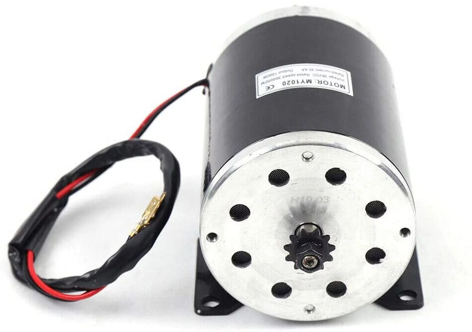 MY1020 1000W 36V Brushed DC Electric Motor For Mini Bike Quad Go-Kart E-Bike DIY 1KW DC 36V Brush Motor MY1020 Electric Motor For Go Cart E-Bike Scooter 3000RPM