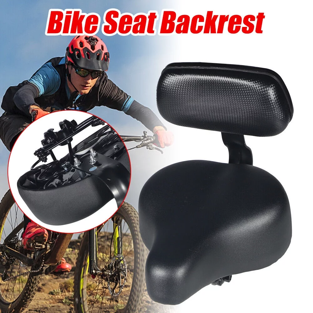 JLLOM Comfortable Bike Seat with Back Support: Say Goodbye to Aches and Pains During Your Rides!