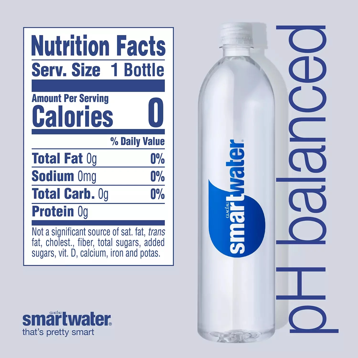 15 Pack Glaceau SmartWater (1 L)