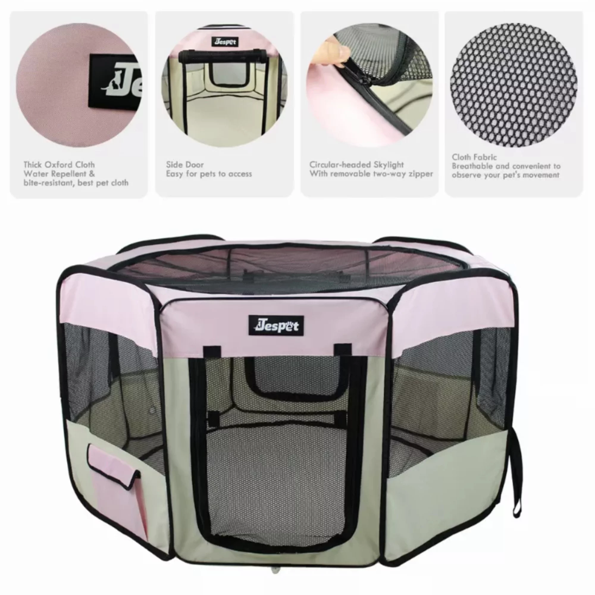 JESPET Pet Dog Playpens 36