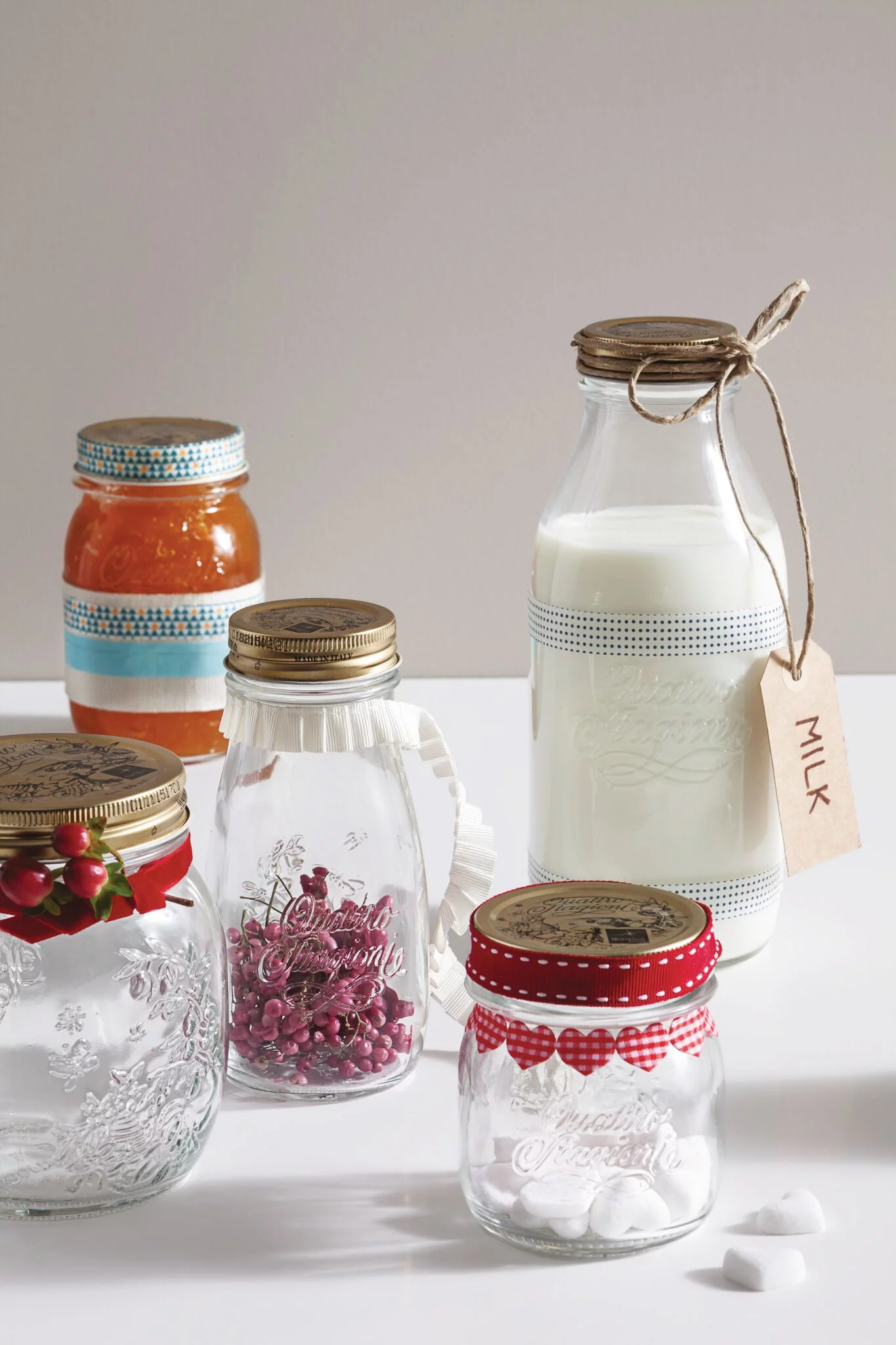 Bormioli Rocco Quattro Stagioni Milk Bottle - 1L (33.75 oz)