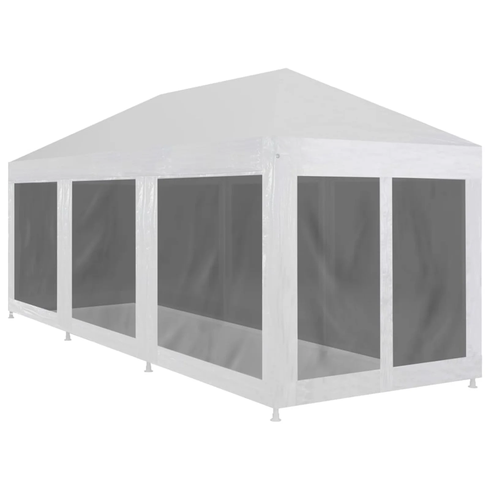 Aibecy Party Tent with 8 Mesh Sidewalls 29.5' x 9.8'