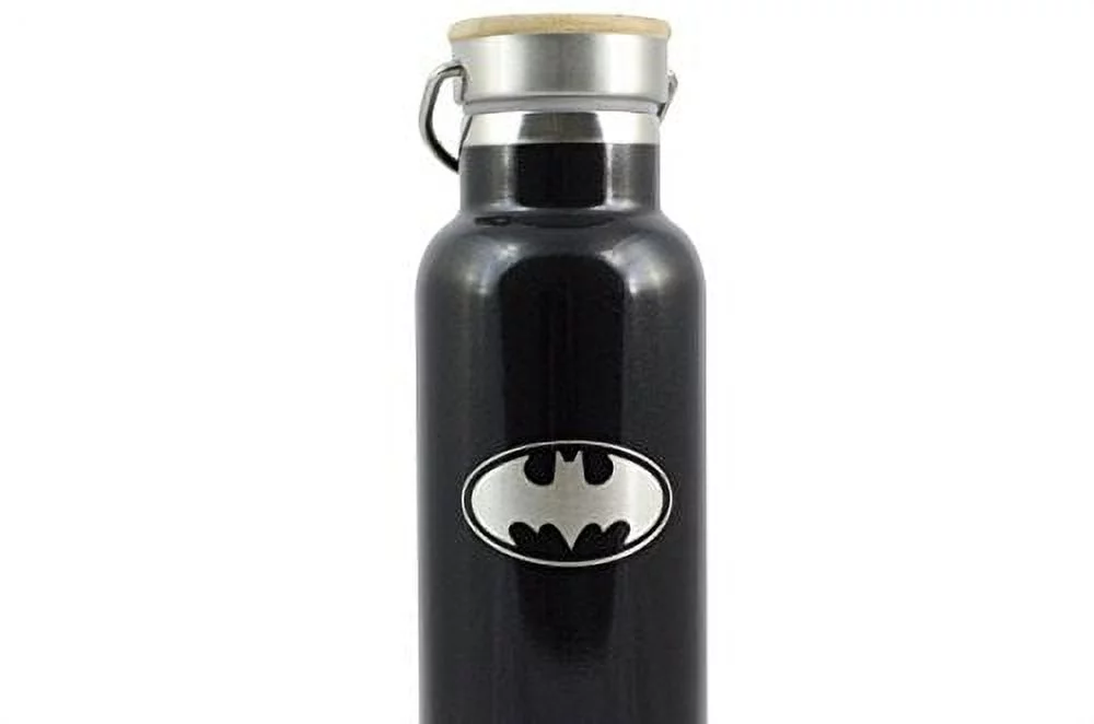 Batman Vacuum Stainless Steel Insulated Water Bottle (20 OZ). Double Walled Construction. Zero Condensation!