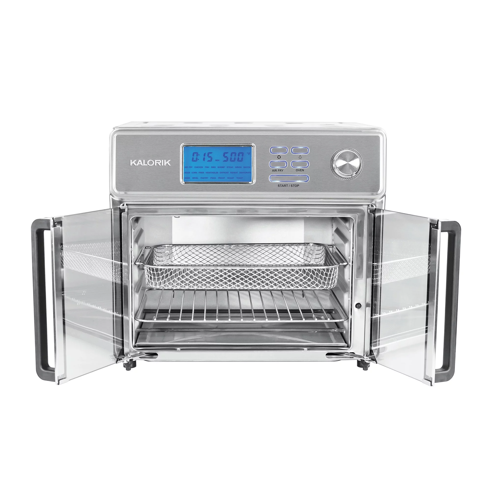 Kalorik 26 Quart Digital Maxx Plus Air Fryer Oven, Stainless Steel AFO 47271 SS