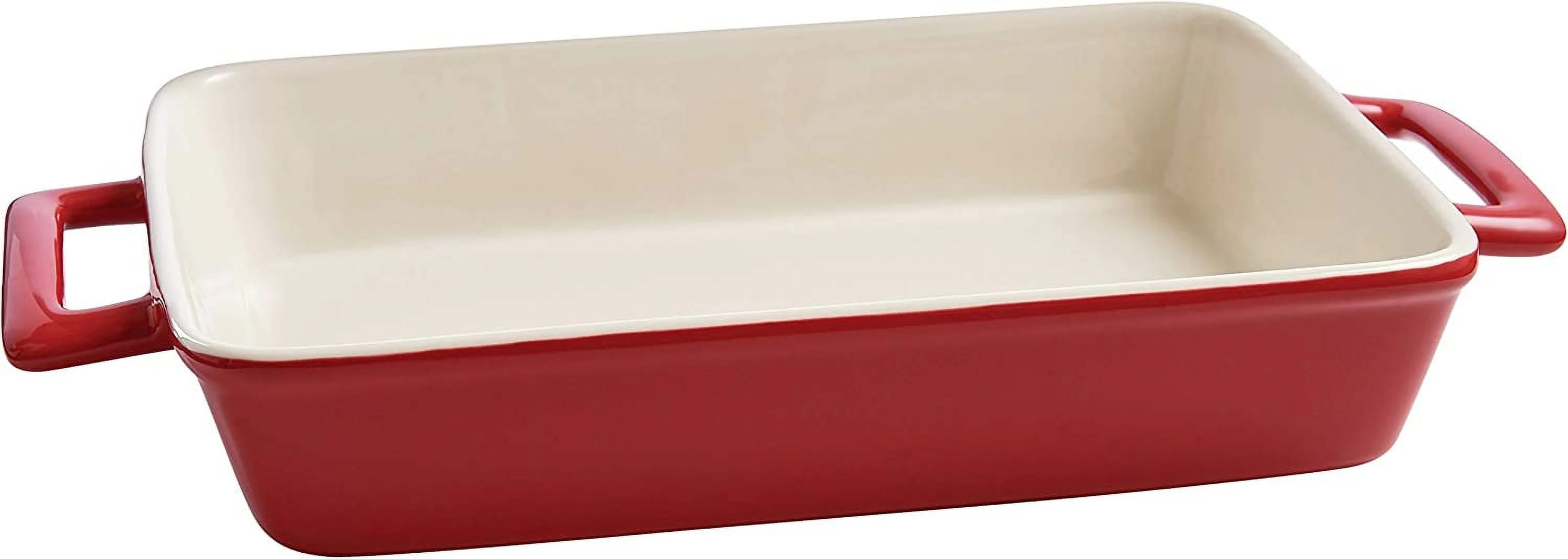 Mrs. Anderson's Baking Rose Ceramic 9 x 13 Inch Lasagna Pan