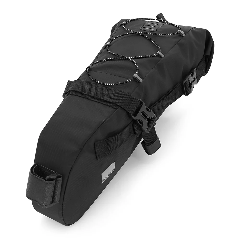 SAHOO Reflective Saddle Bag - Waterproof Storage Bag for Cycling - Large Capacity Tail Rear Bag