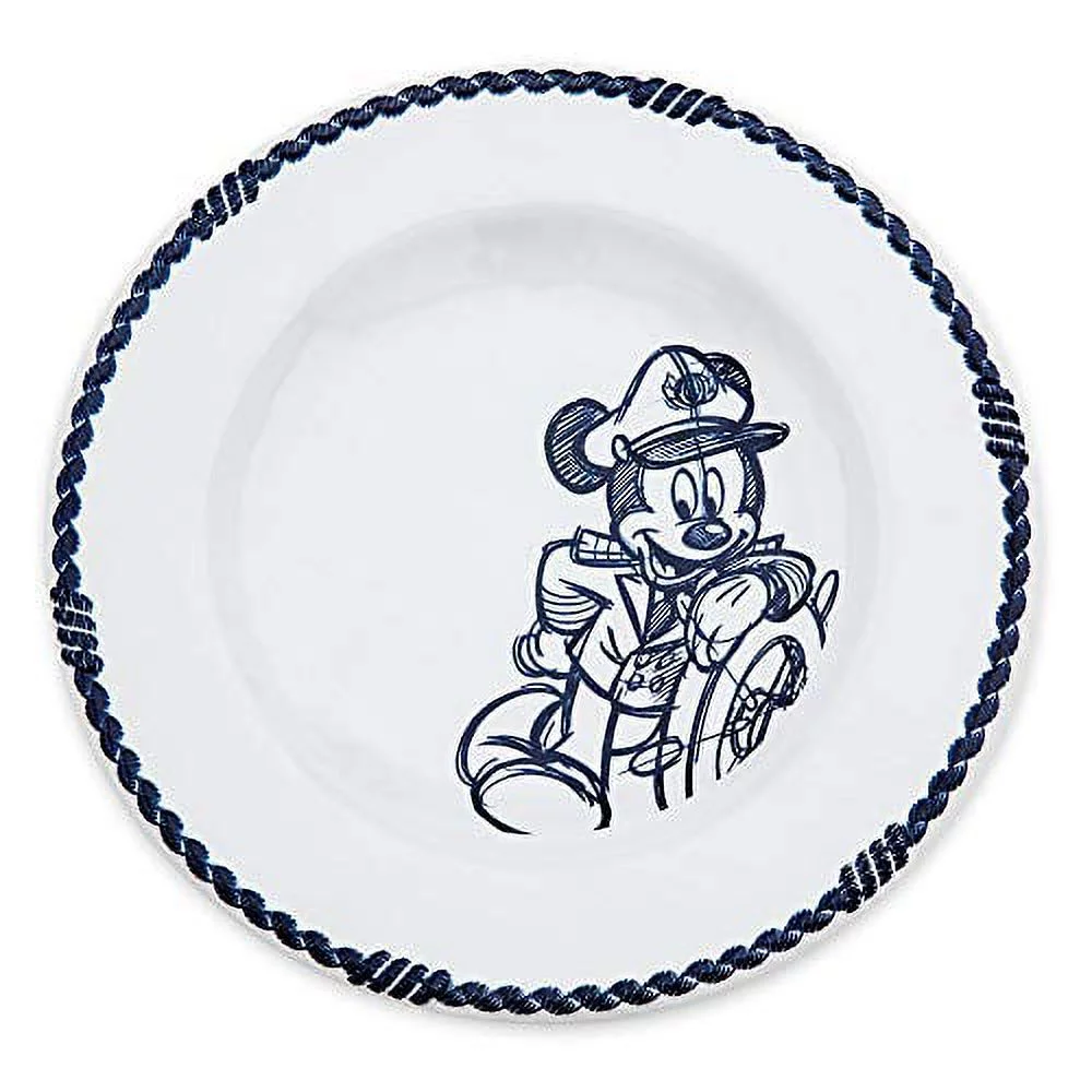 Disney Cruise Line Captain Mickey Melamine Plate