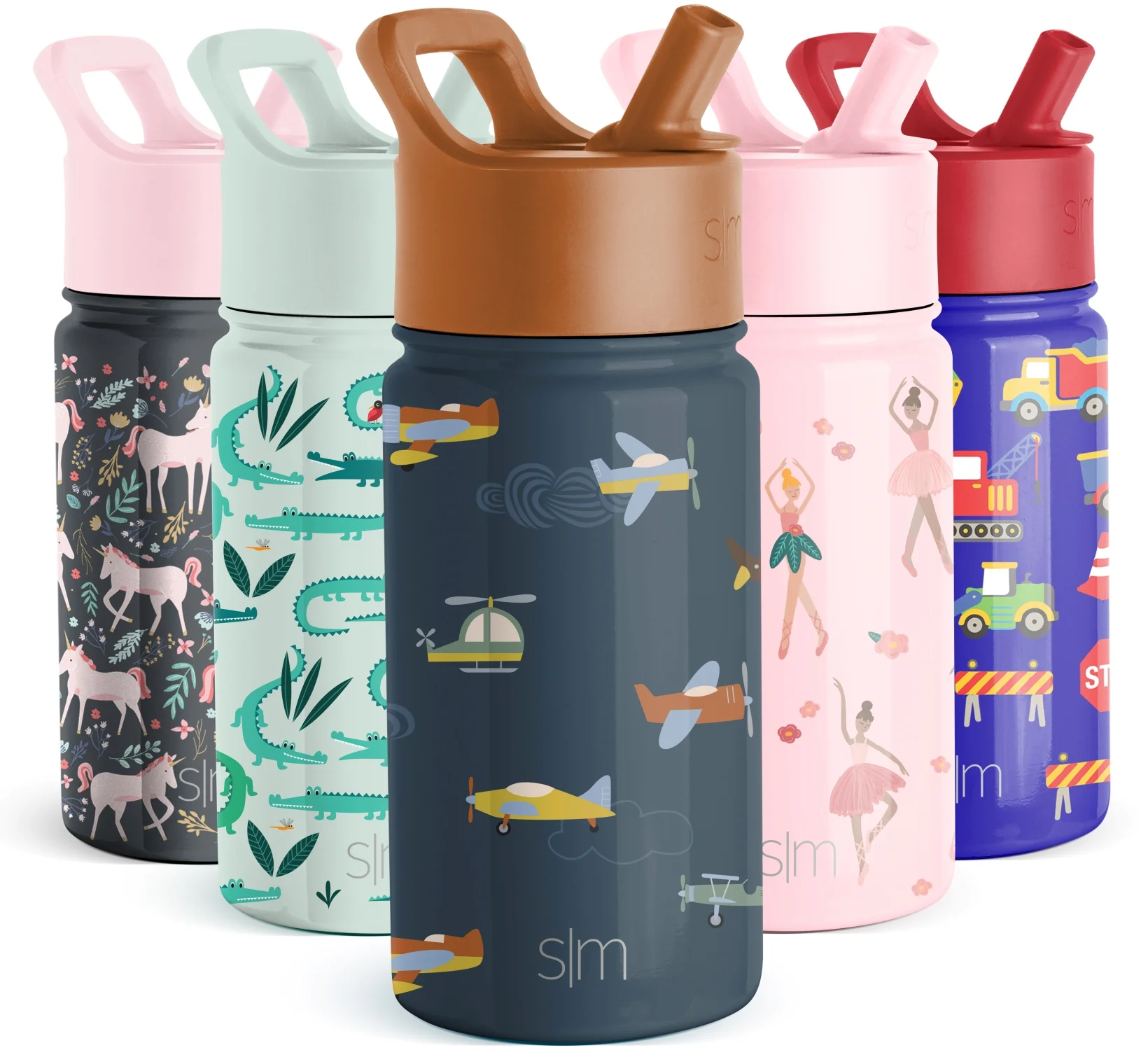 Simple Modern Summit Water Bottle Straw Lid Vacuum Insulated Stainless Steel Bottle | 14 fl oz