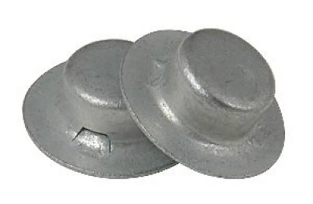 Metal Push On Caps - 1/2 Inch