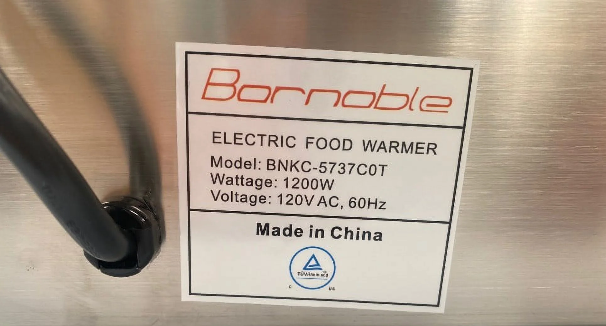 One pan Commercial Countertop Food Warmer Cooker Buffet Full Size Steamer Bain Marie Steam Table Buffet BNKC