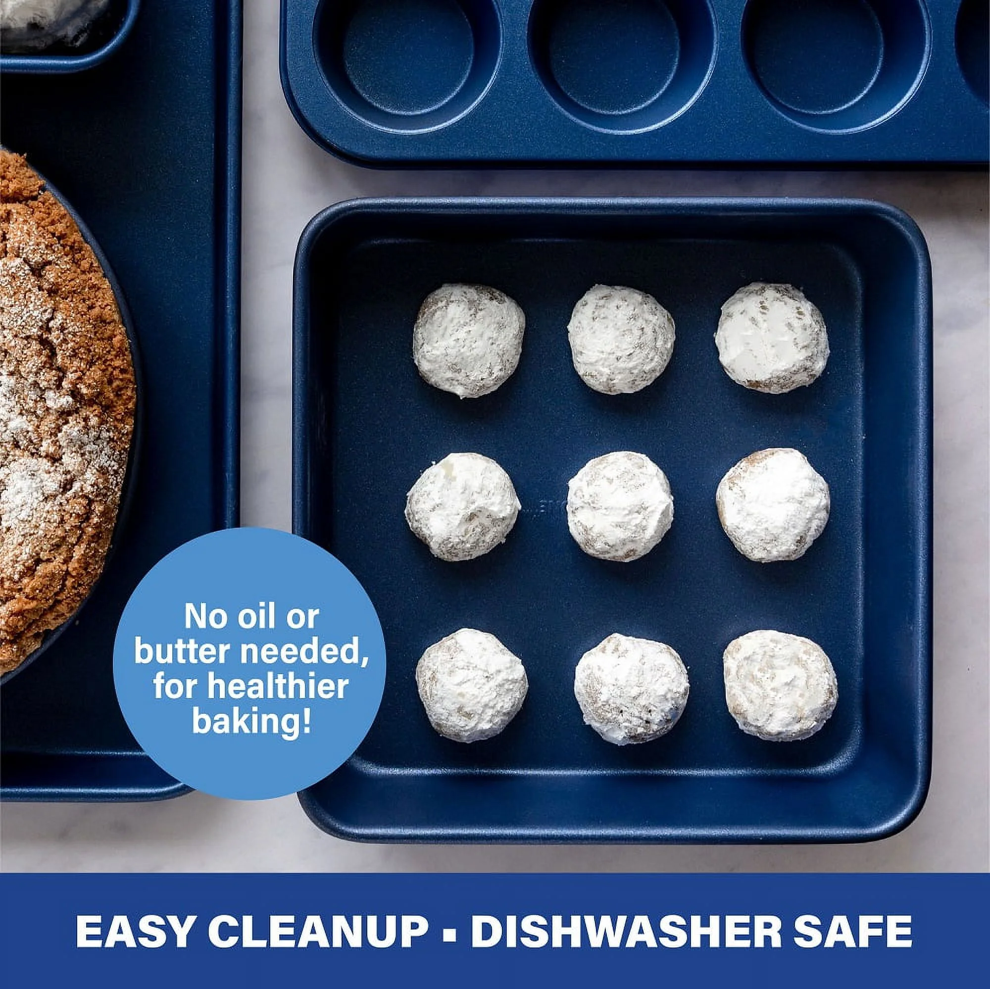 Granitestone Nonstick Aluminium Baking Mold Pan, 10.8