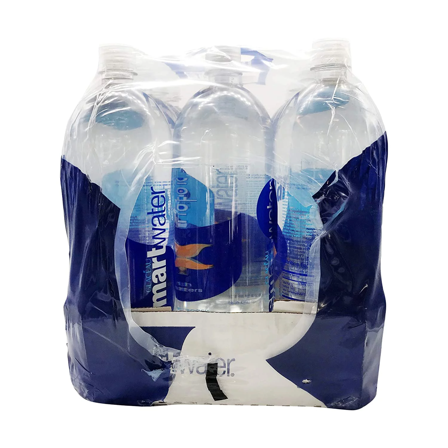 Glaceau Smartwater, 1.5 Liter 50.7 Fl Oz, Bottle (Pack of 6)