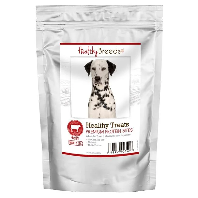 Dalmatian Healthy Treats Premium Protein Bites Beef Dog Treats, 10 oz