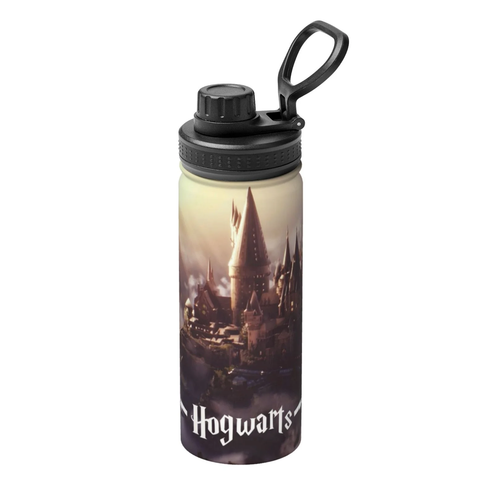 Hogwarts Aesthetic Harry Potter Sports Insulated Water Bottles Kettle Stainless Steel Portable Cup18OZ For Travel Gym School