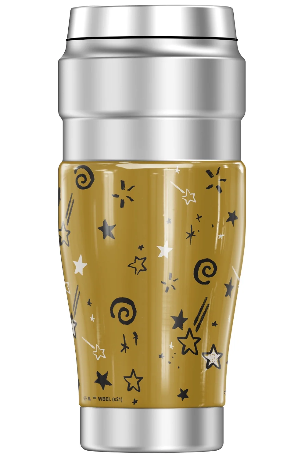 Looney Tunes Taz Star Pattern THERMOS STAINLESS KING Stainless Steel Travel Tumbler, Vacuum insulated & Double Wall, 16oz
