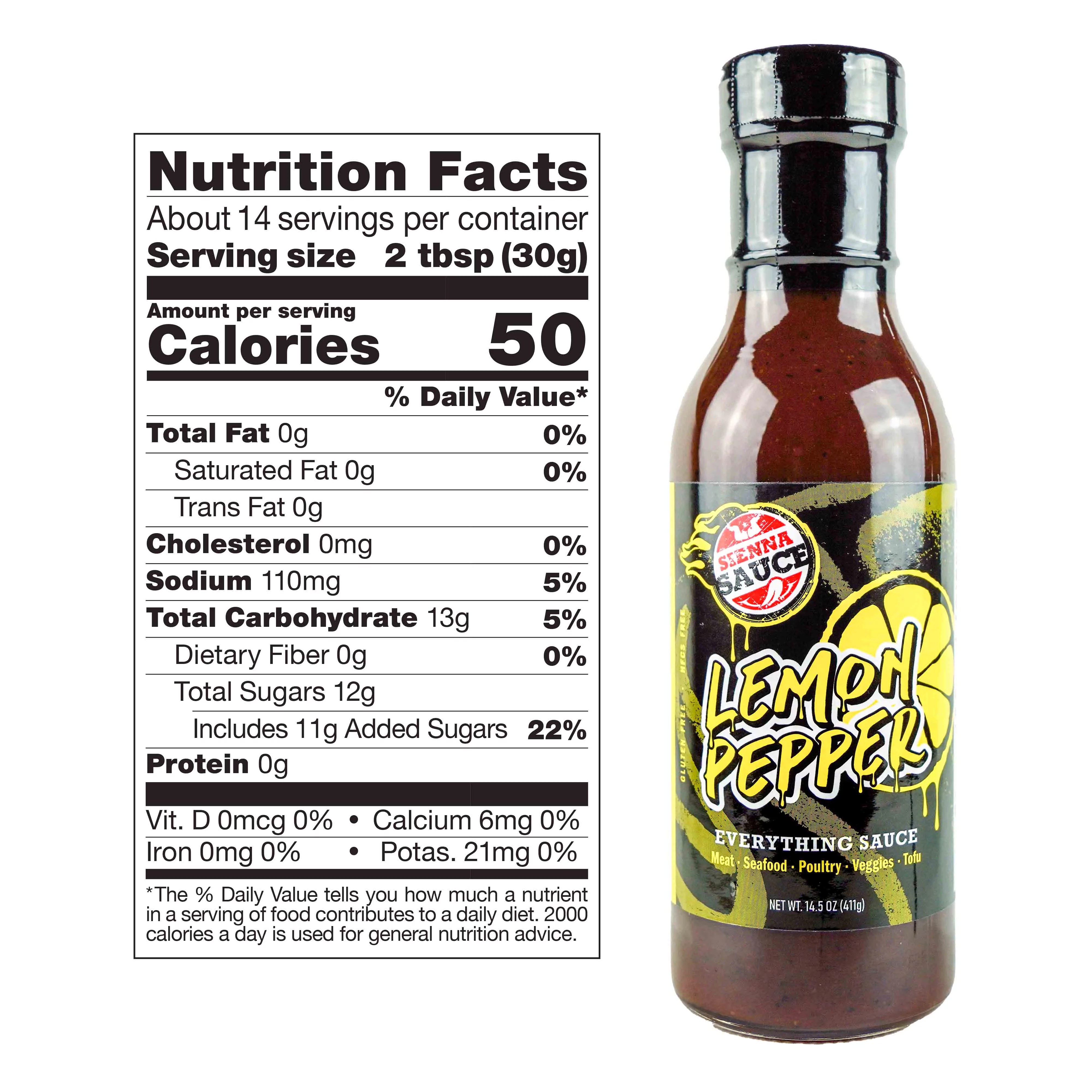 Sienna Sauce  (3 Pack) Sweet & Tangy, Lemon Pepper, Spicy It Up! 14.5oz