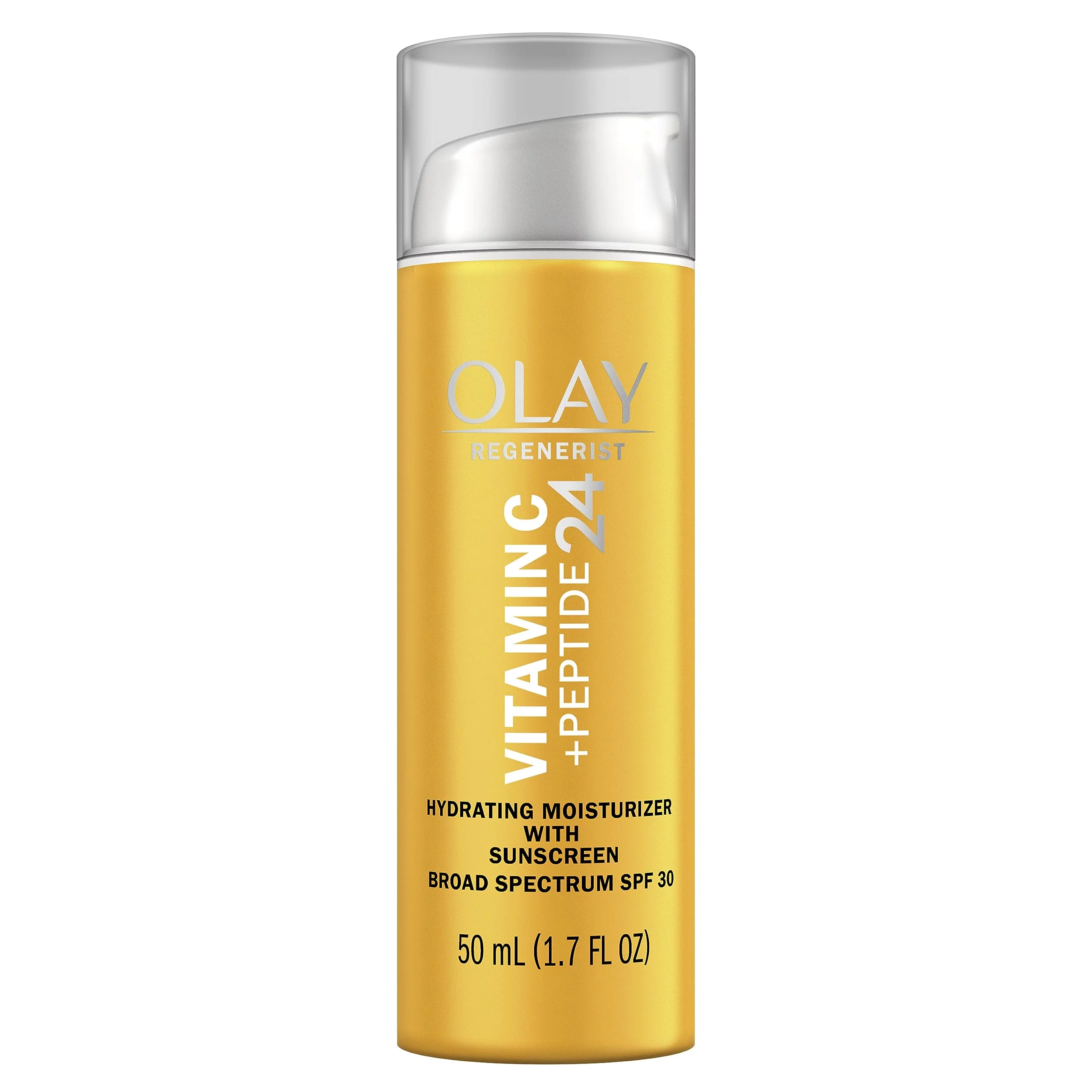 Olay Regenerist Vitamin C + Peptide 24 Face Moisturizer With Sunscreen, Spf 30, 1.7 Oz + Whip Moisturizer Travel/Trial Size Gift Set