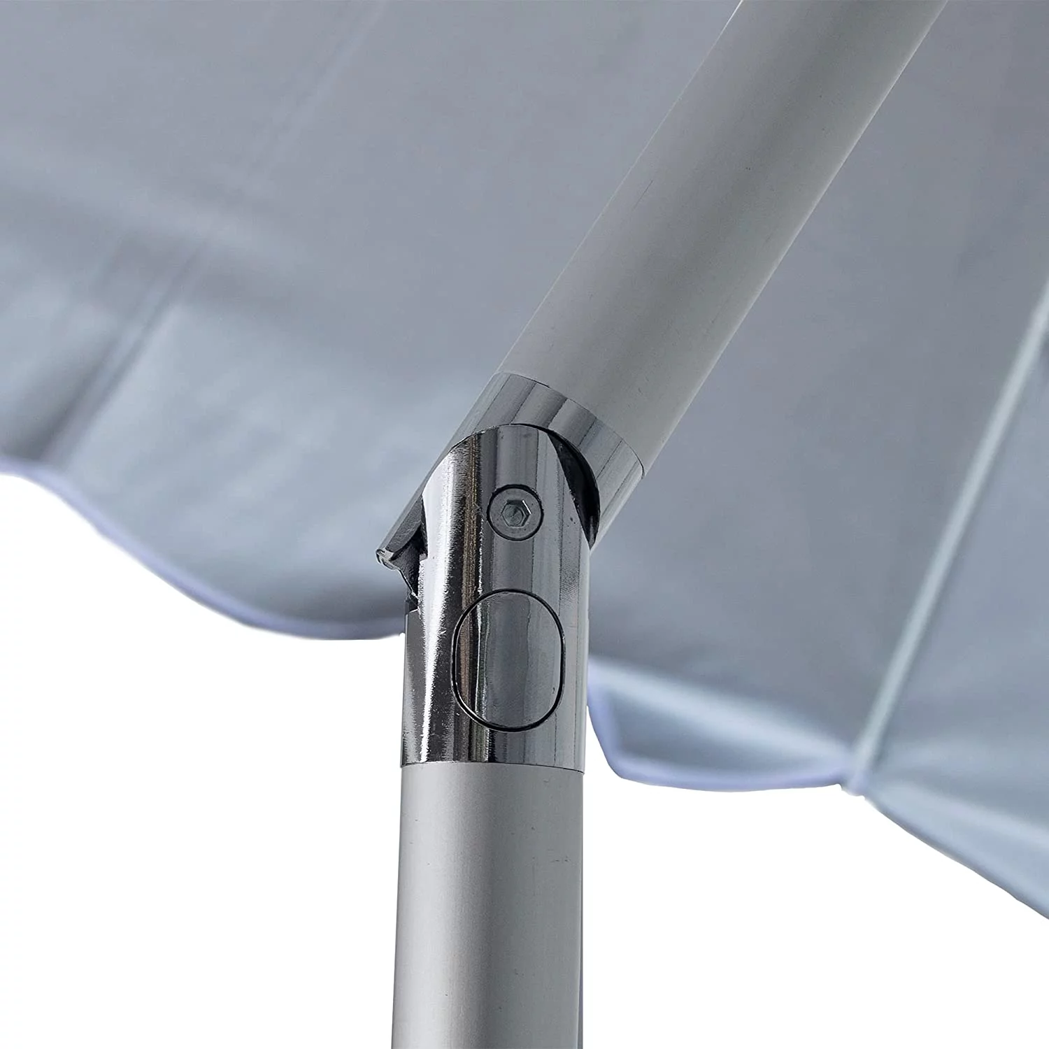 E-Z UP EZUUMB7HRVM 7 ft. Venice Mod Black Hurley Umbrella