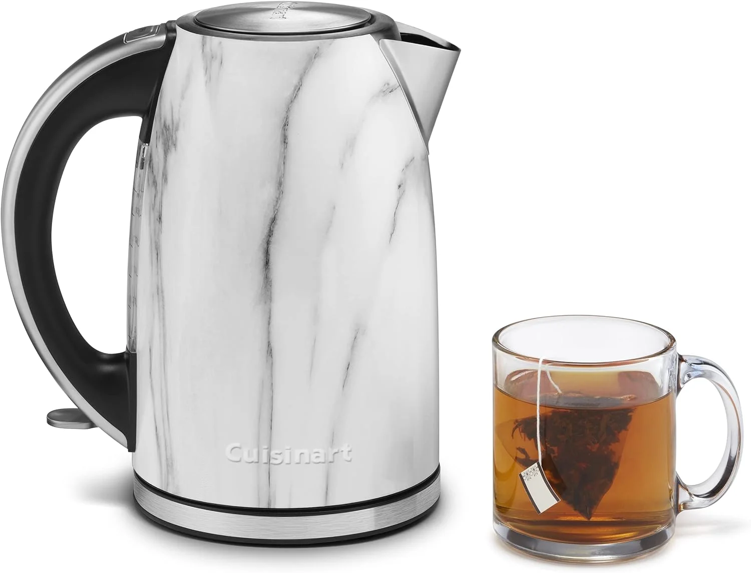 Open Box Cuisinart JK17-MTG Electric Cordless 1.7-Liter Tea Kettle, Marble