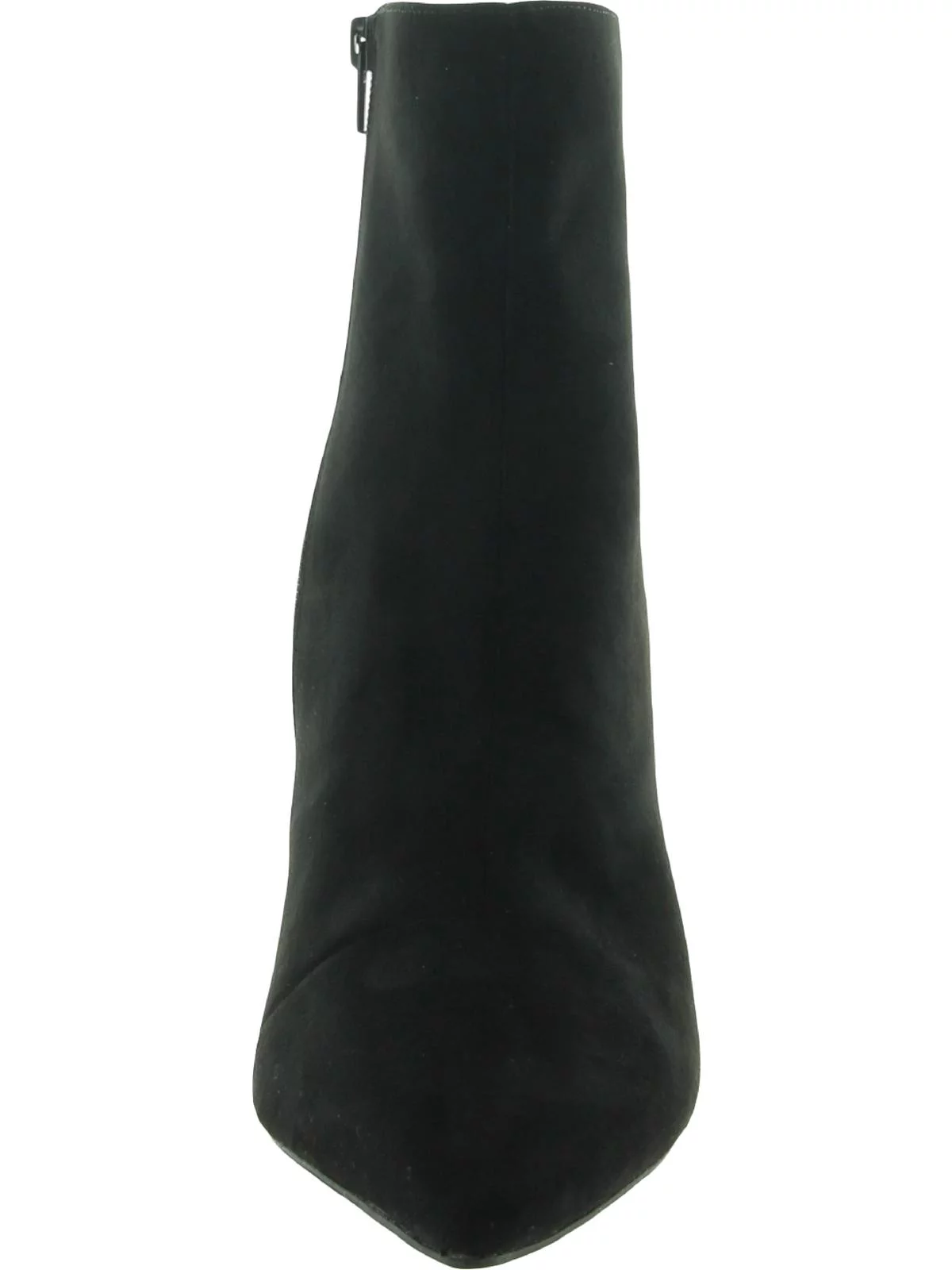 TRAFIA SODI Womens Black Cushioned Rylie Pointed Toe Stiletto Zip-Up Dress Booties 10.5 M