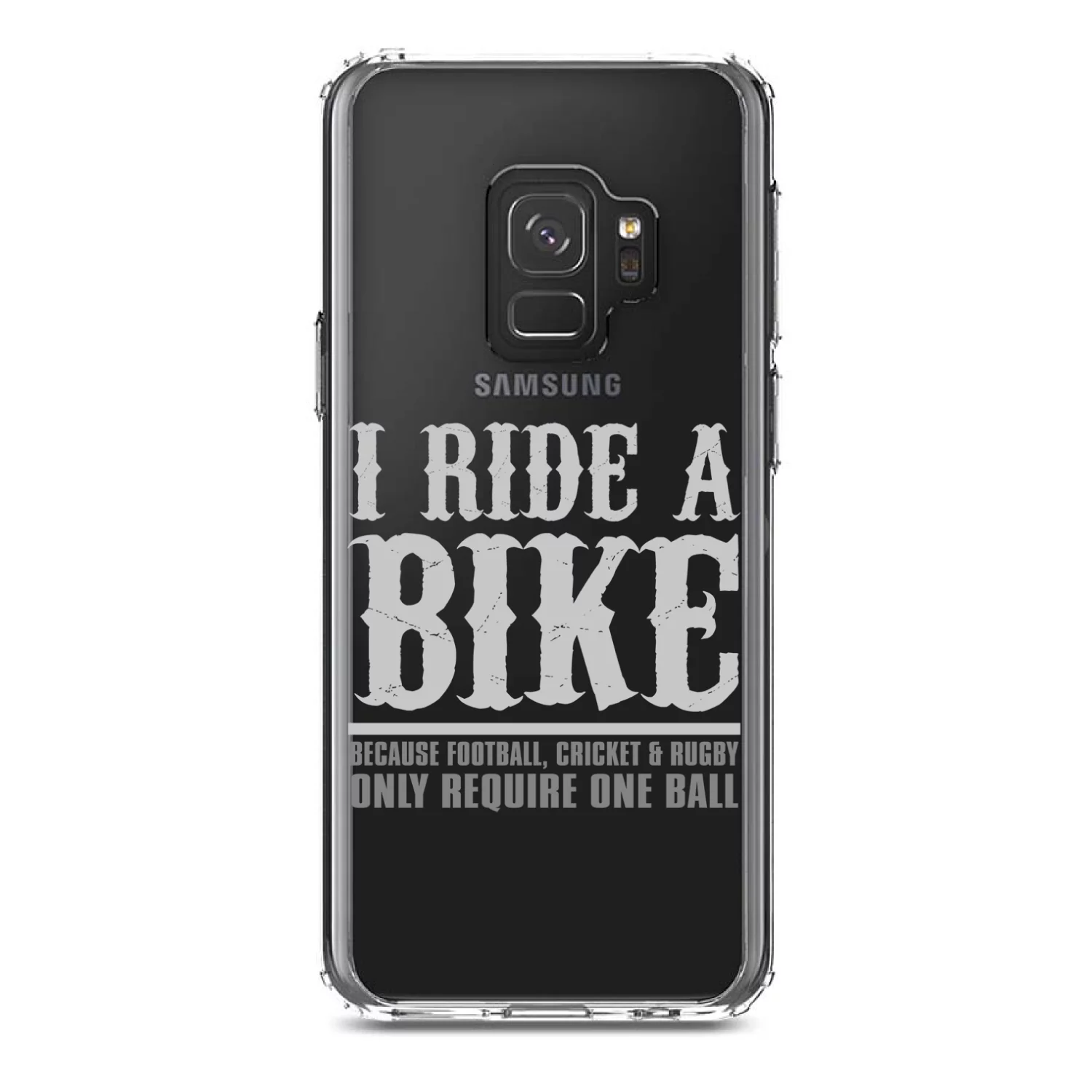 DistinctInk Clear Shockproof Hybrid Case for Samsung Galaxy S9 (5.8