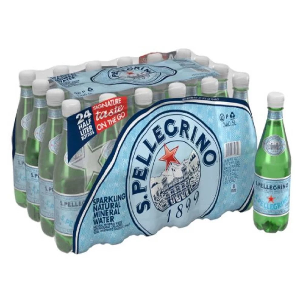 s.pellegrino sparkling natural mineral water, 16.9 fl oz. (24 count)