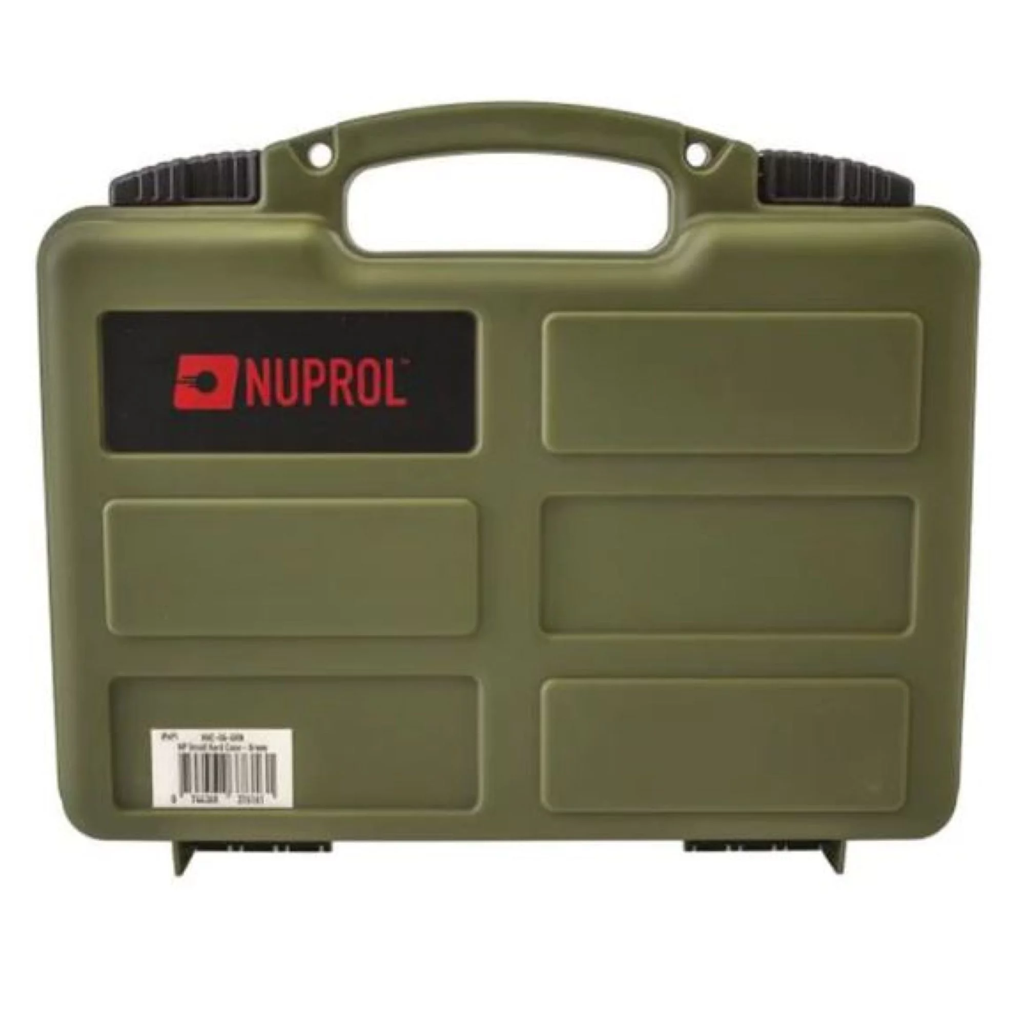 Nuprol Small Hard Pistol Case with Wave Foam System, Green