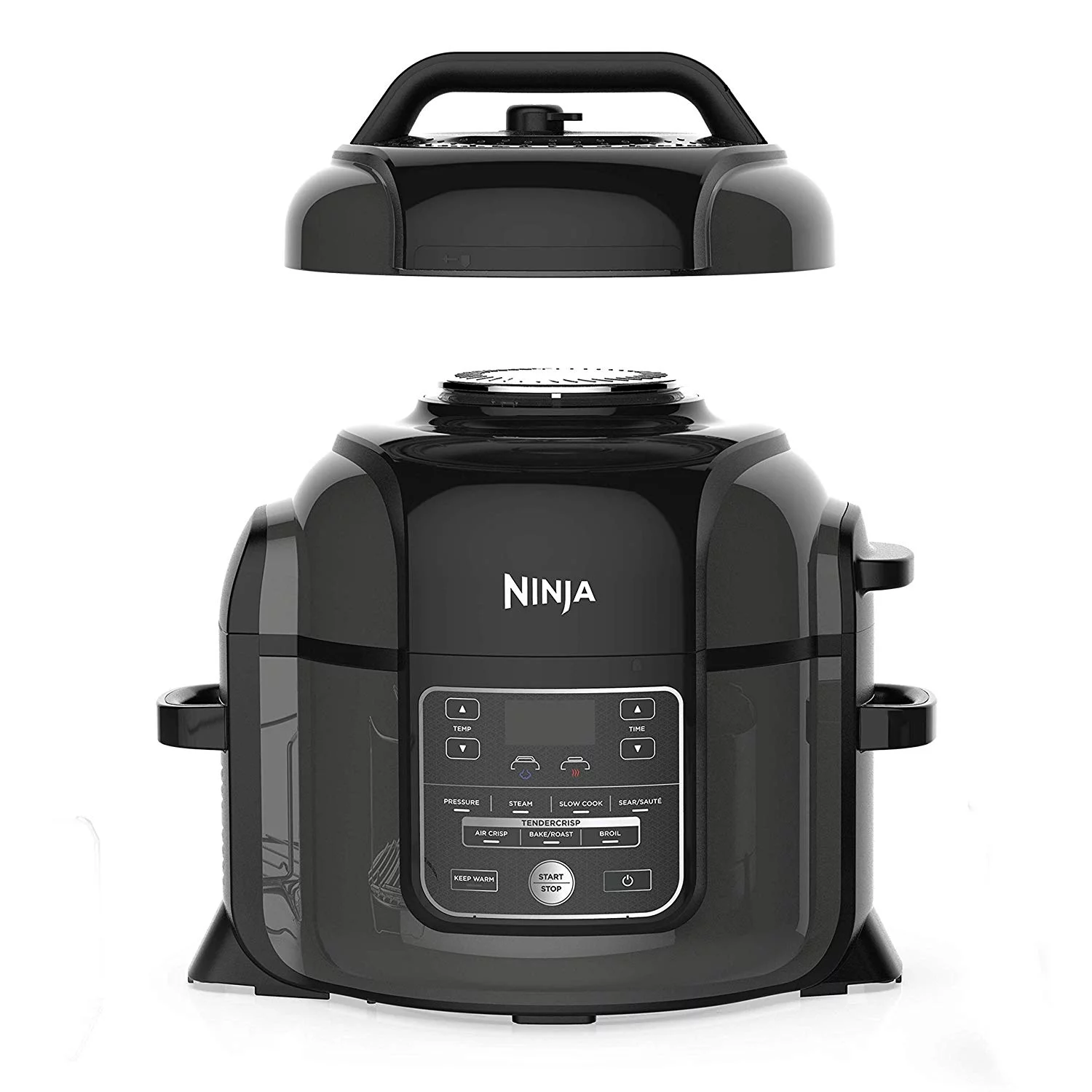 Restored Ninja Foody OP300 Tender Crisp Pressure Cooker, Black (Refurbished)