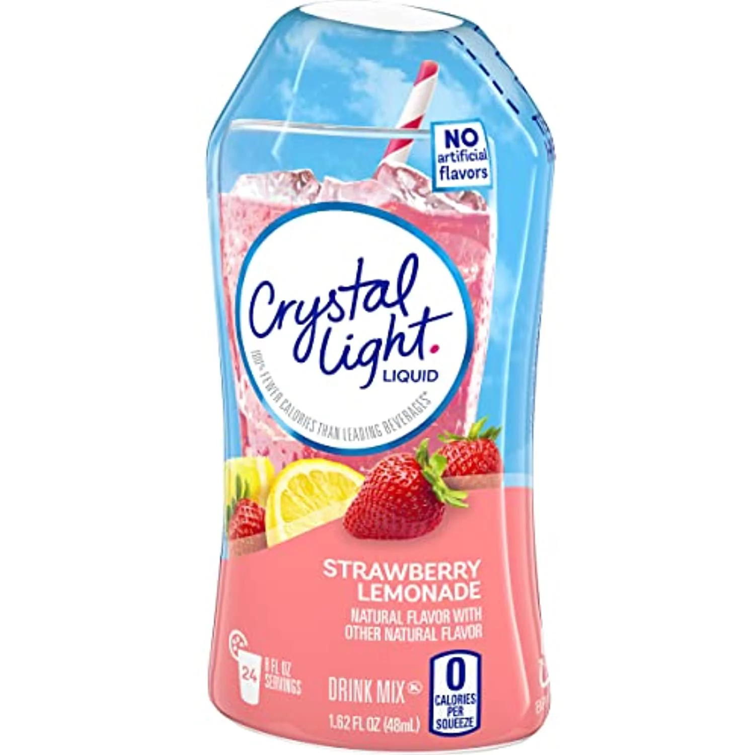 Crystal Light Liquid Drink Mix, Strawberry Lemonade, 1.62 Fl. Oz. (Pack Of 6)