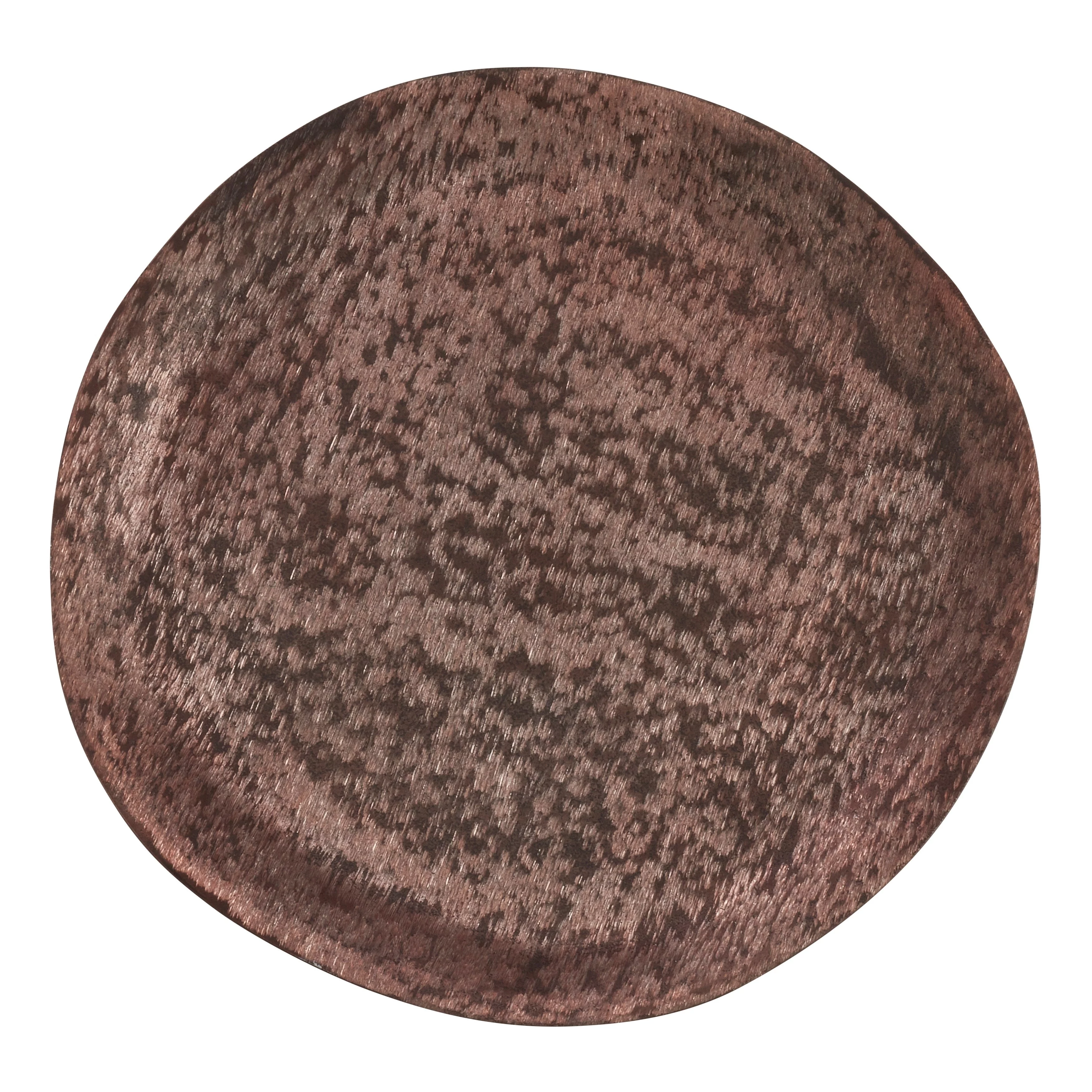 SARO CH496.GP13R 13 in. Aluminum Charger Plate with Brushed Design  Gold - Set of 4