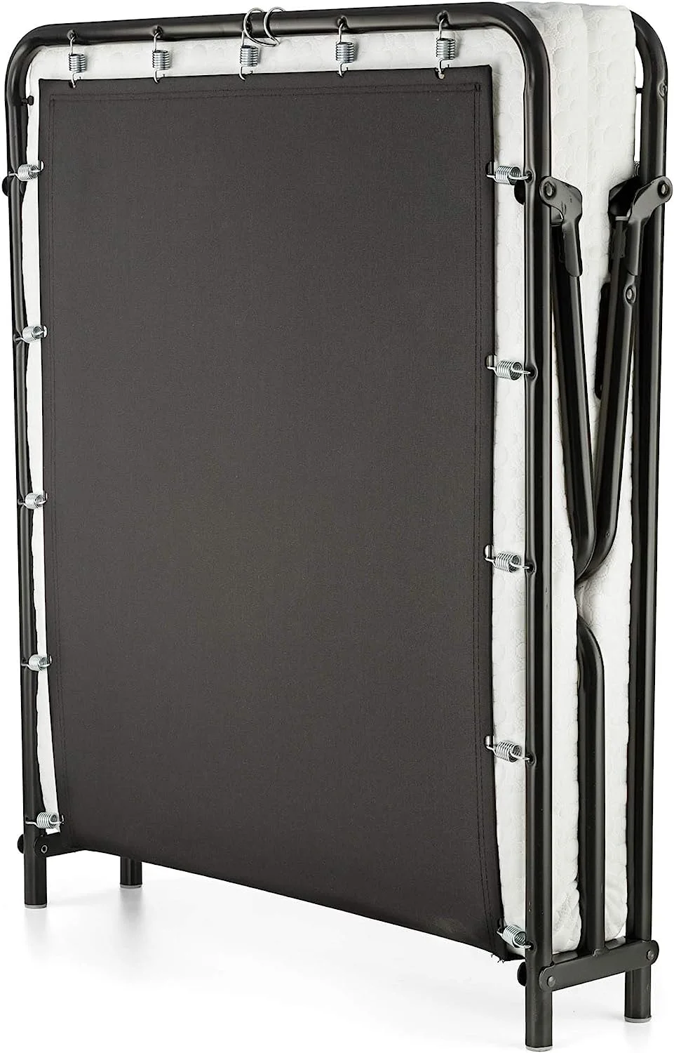 Guest Folding Bed Cot - with Memory Foam Mattress Compact  Portable & Lightweight Folding Bed Frame with Thick Memory Foam Mattress for Spare Bedroom & Office (31 inch)