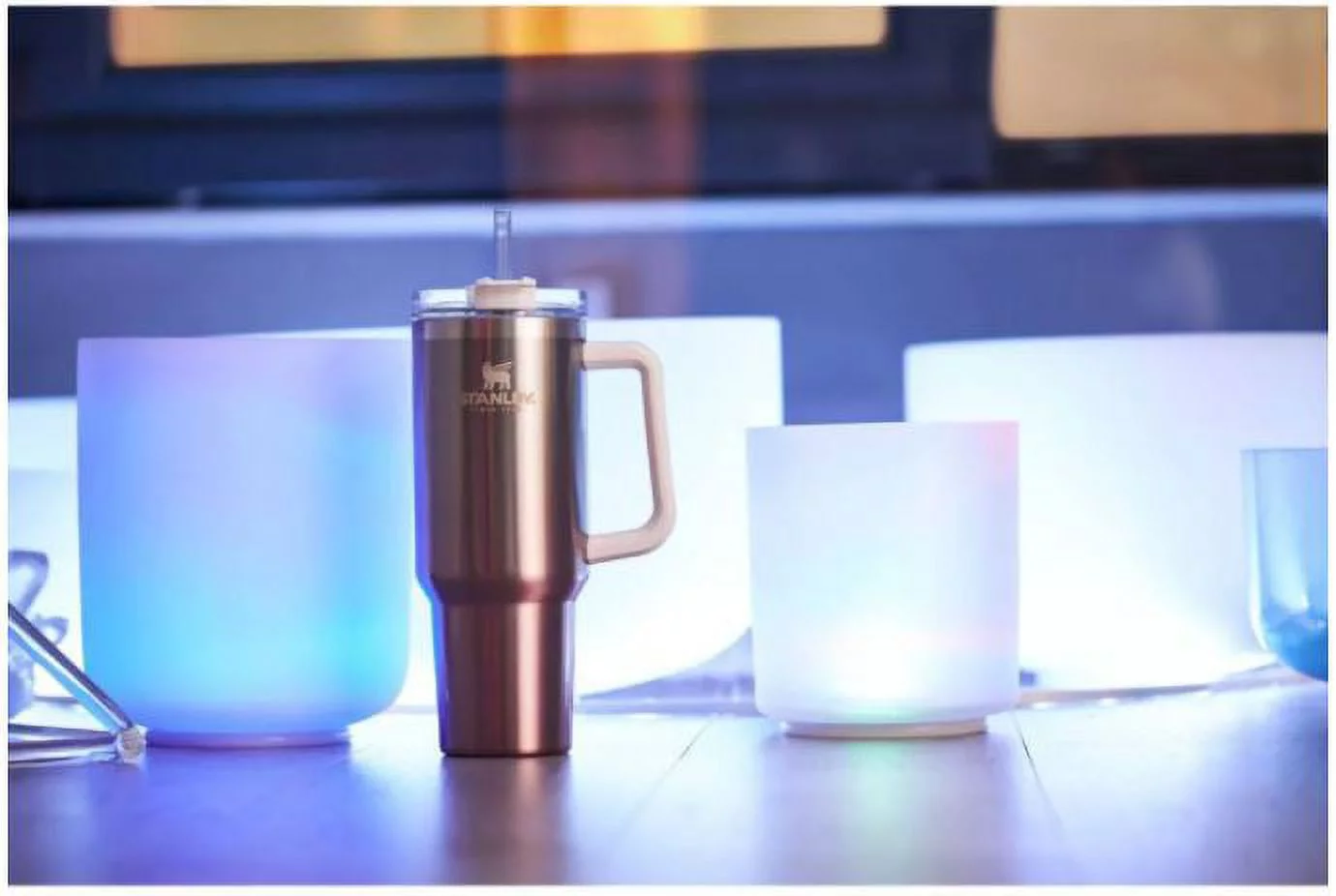 Stanley 40oz Adventure Stainless Steel Quencher Tumbler - CHAMPAGNE OMBRE