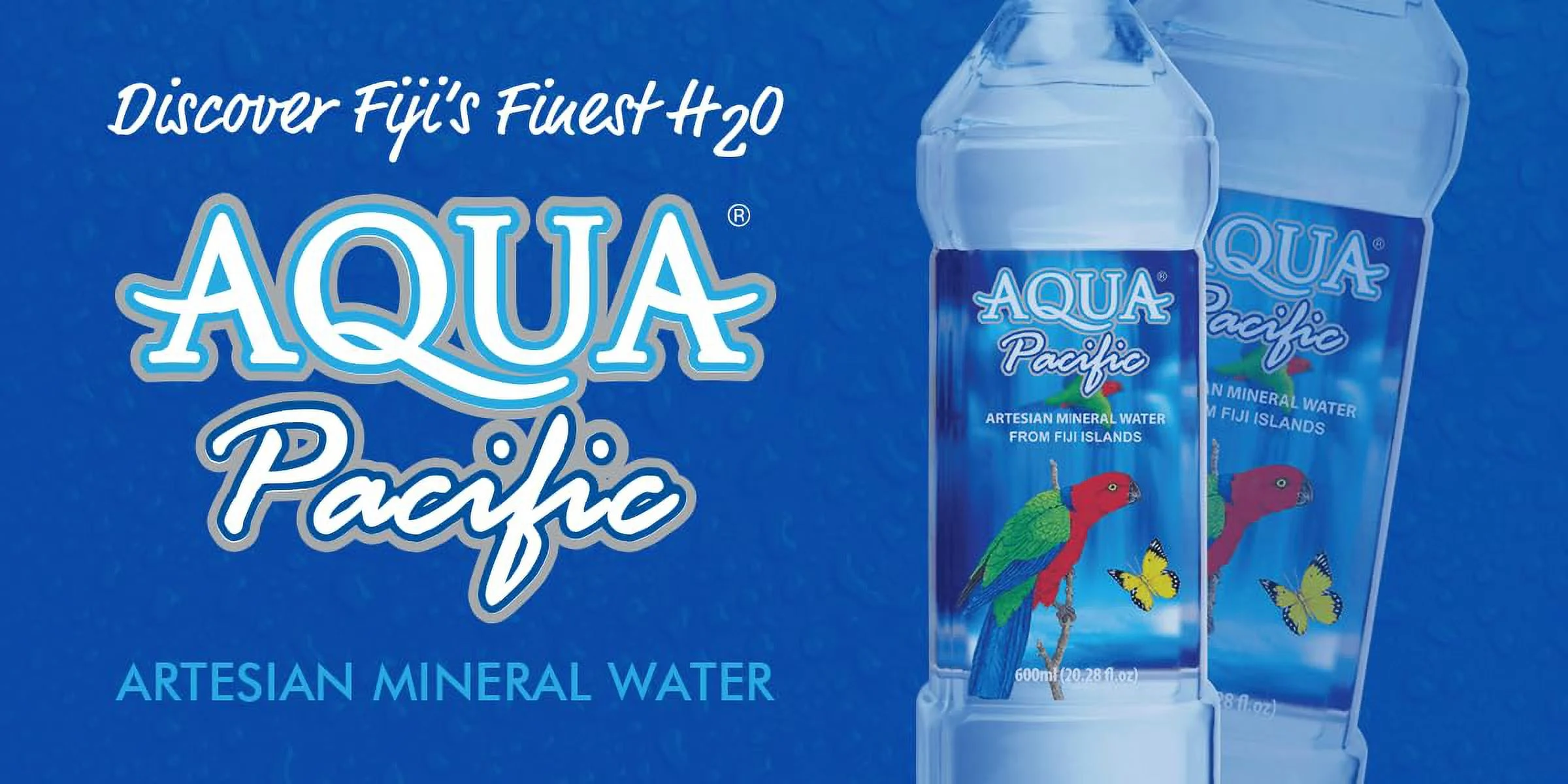 From FIJI - Aqua Pacific® Natural ARTESIAN Mineral Water Case Pack of 24 (20 Oz) Discover Fiji's Finest H20, Naturally High pH & Alkaline