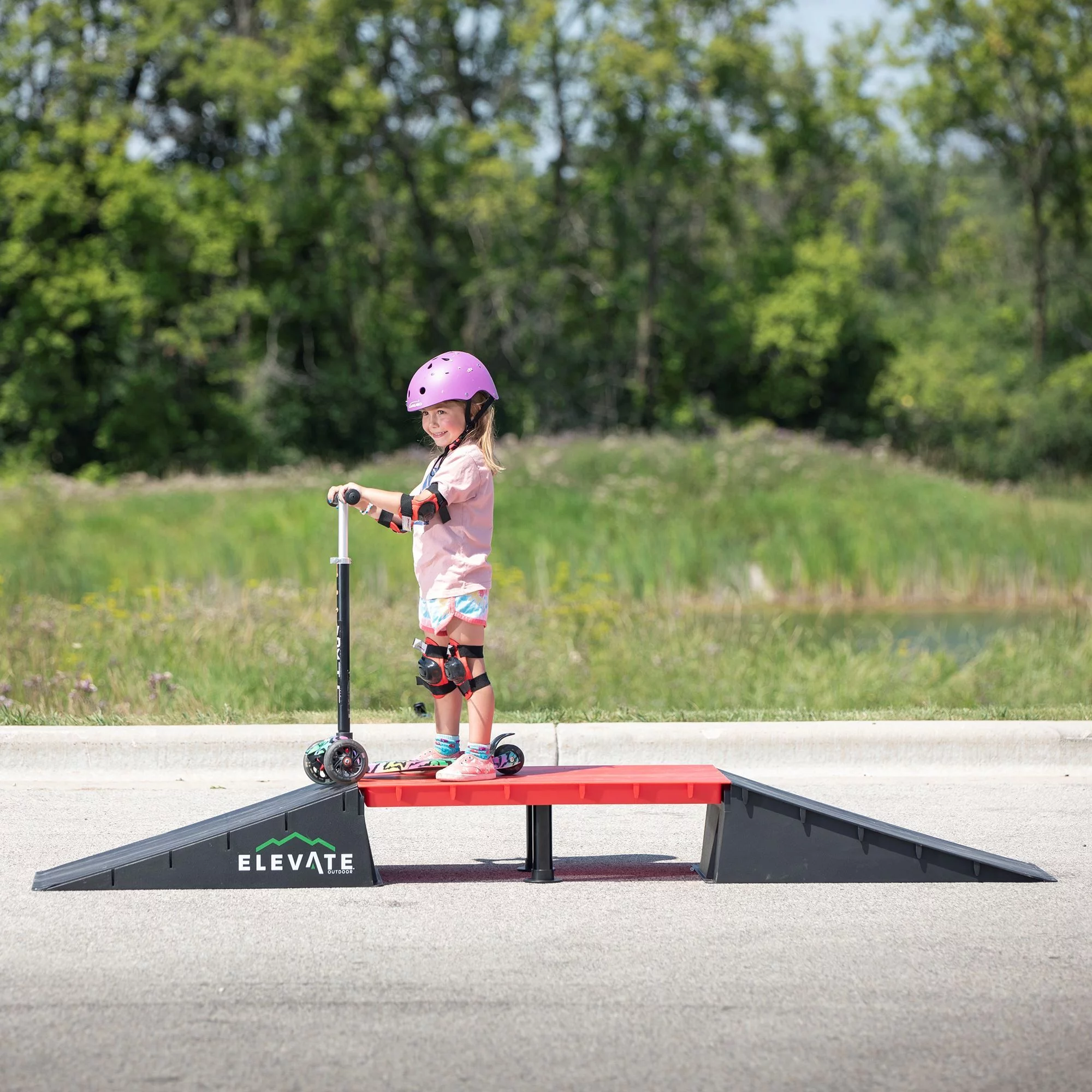Elevate Outdoor EZ-Link Skateboard Ramp Set