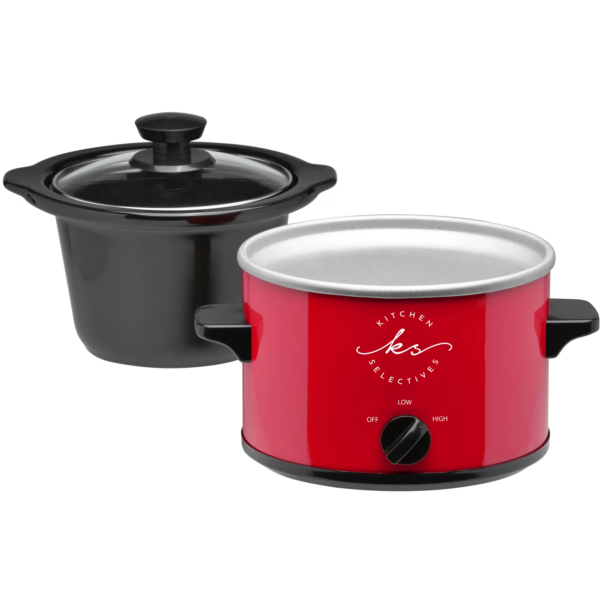 Kitchen Selectives 1½-Quart Slow Cooker, Red