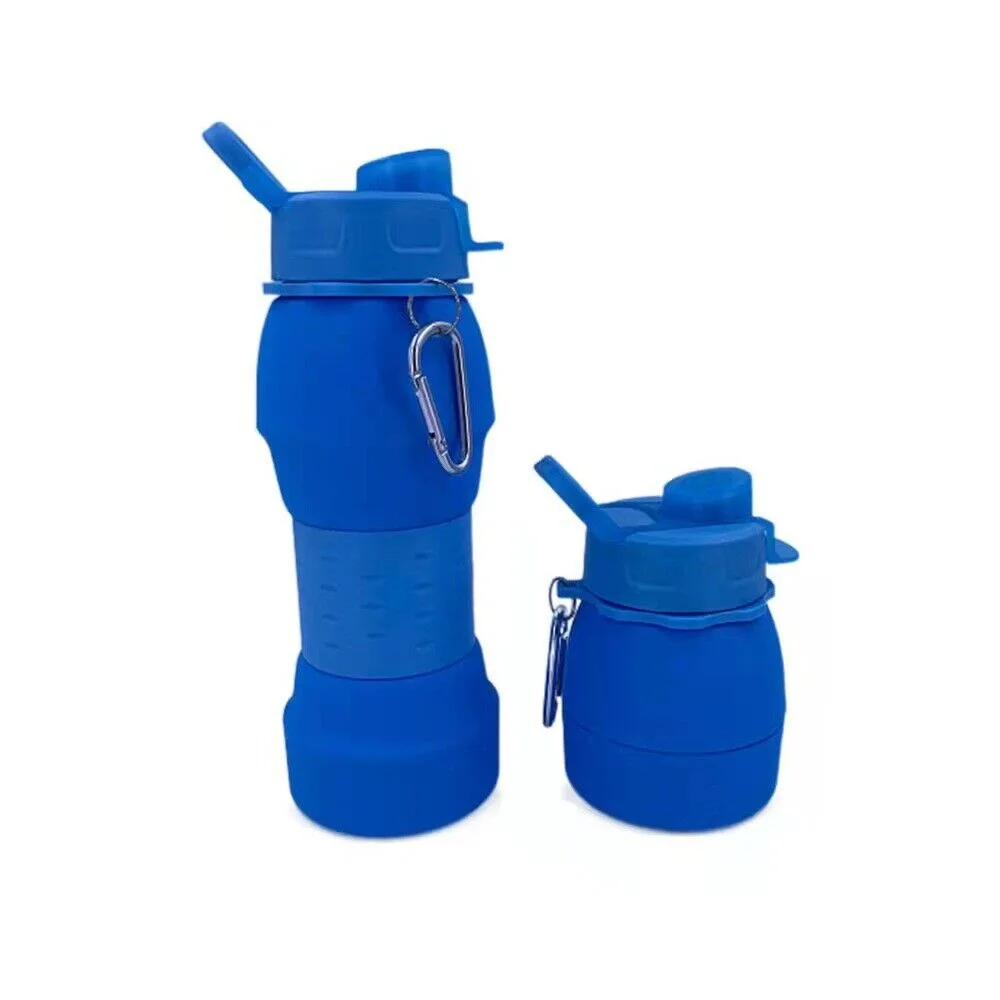 Collapsible Water Bottle, Silicone Reusable Portable Lightweight Water Bottles