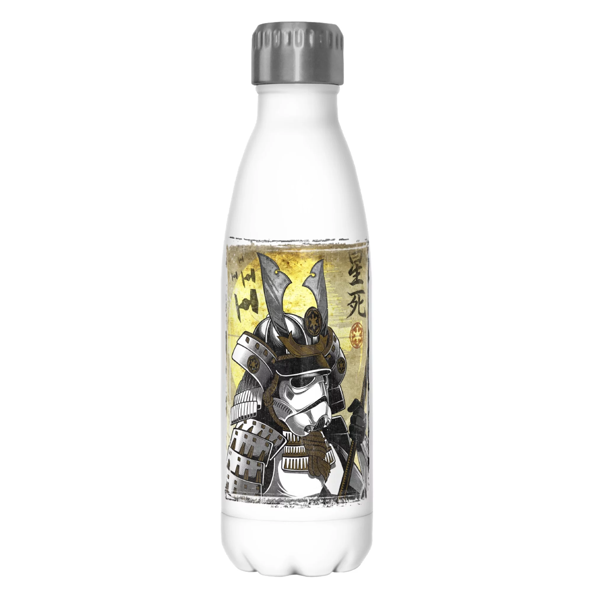 Star Wars Samurai Stormtrooper  Stainless Steel Water Bottle White 17 oz.