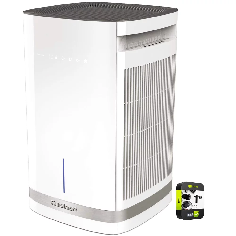 Cuisinart CAP-500 PuRXium Medium Room Countertop Air Purifier with HEPA Filters Bundle with 1 Year Extended Protection Plan