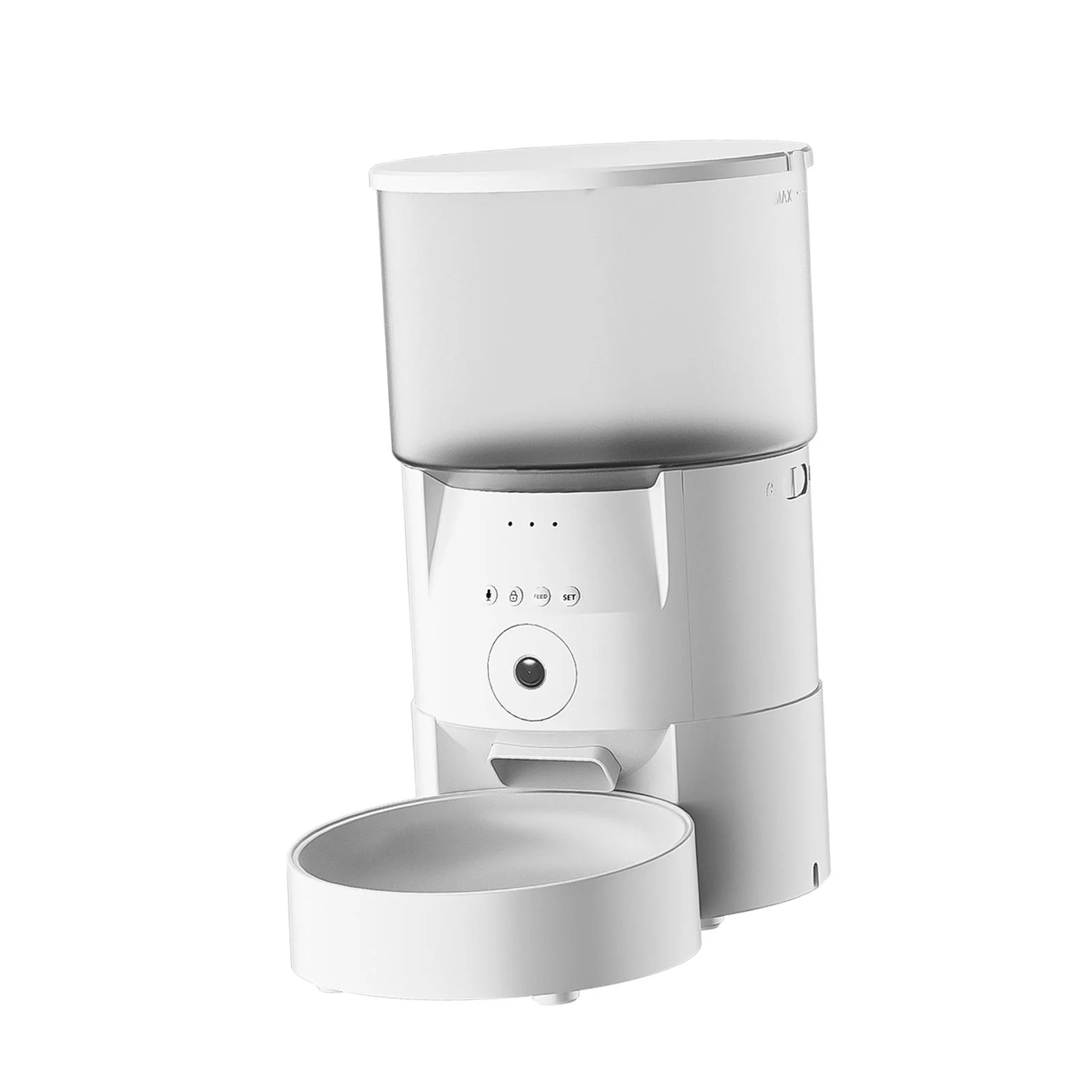 Toysmith Automatic Cat Feeder, Timed Cat Feeder 10S Meal Call with Video Function, Pet Feeder for Cat Dog Cat Food Dispenser for Dogs,