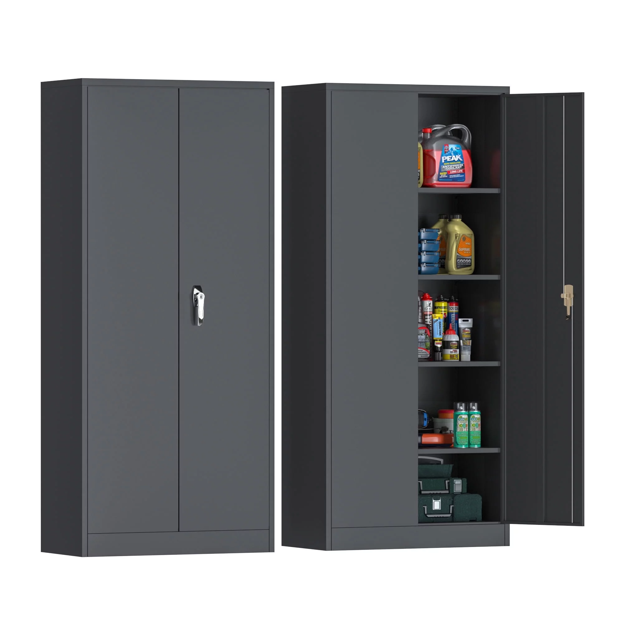 JAORD Garage Storage Cabinet,Metal Storage Cabinet 71