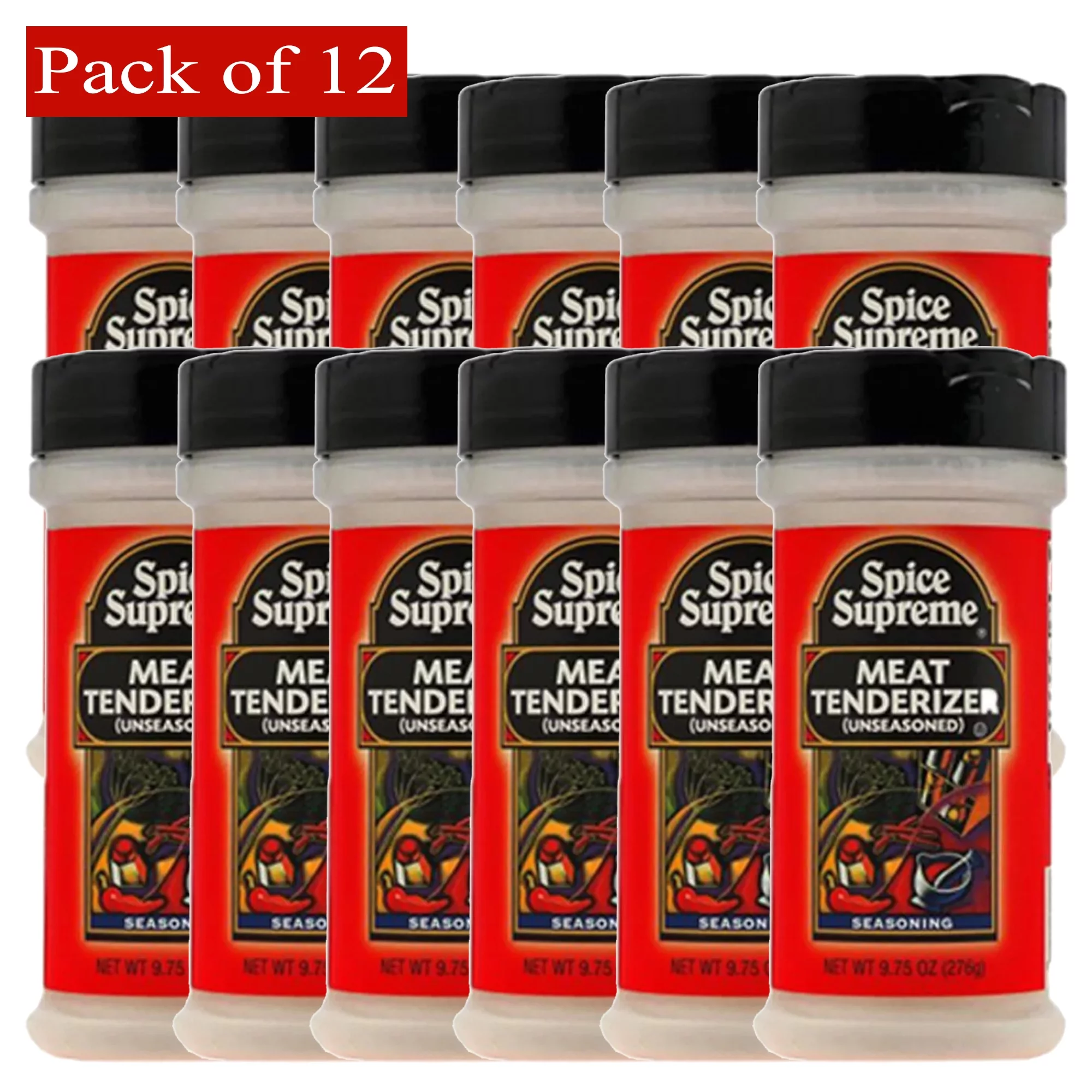 Spice Supreme Meat Tenderizer 9.75oz - Pack of 3