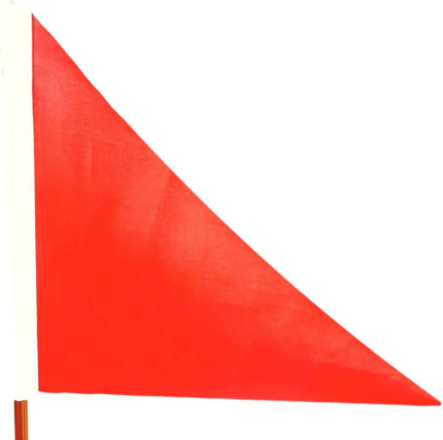 Pontoon Kayak Canoe Flag Pole Lock Socket Base Red Triangle Flag 48