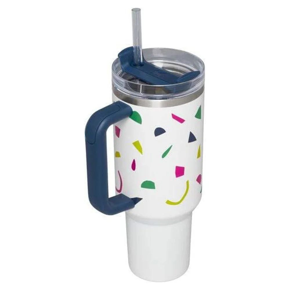 Stanley 40 oz Stainless Steel H2.0 FlowState Quencher Tumbler - Abstract Geos